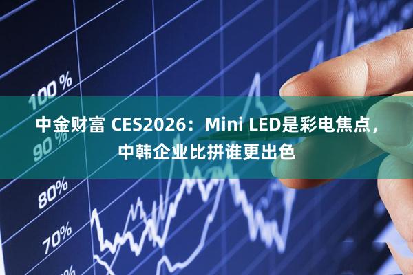 中金财富 CES2026：Mini LED是彩电焦点，中韩企业比拼谁更出色